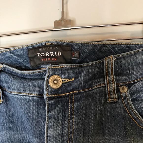 Torrid Ultra Skinny distressed jean - Picture 2 of 6